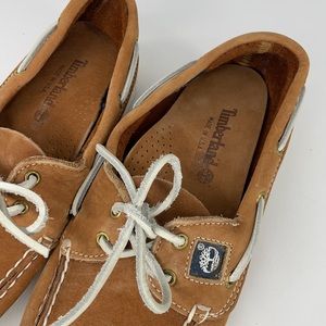 Timberland Brown Leather Boat Shoes